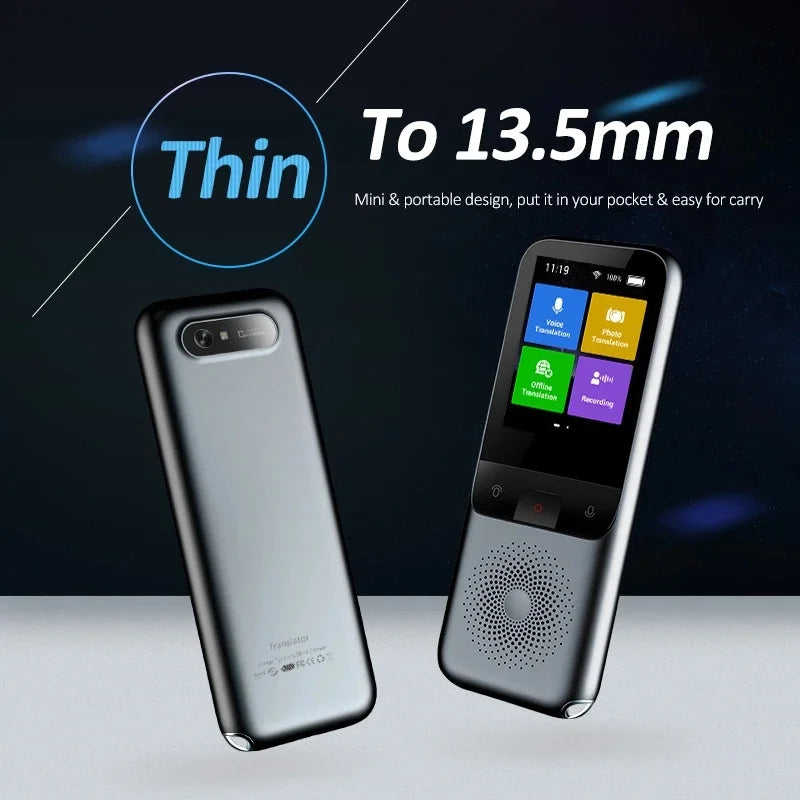 TranslatoPro™ Portable Smart Voice Translator Device