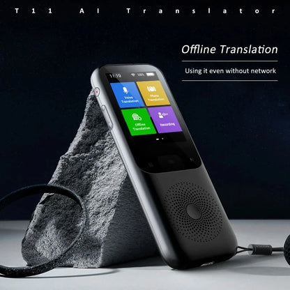 Portable Smart Voice Translator T11 134 Languages Real-Time Speech Interactive Offline Translation Machine Business Travel